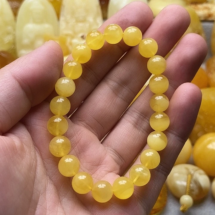 琥珀颈饰未镶嵌琥珀蜜蜡吊坠