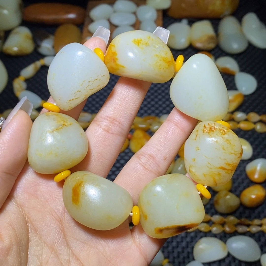 和田玉手链未镶嵌