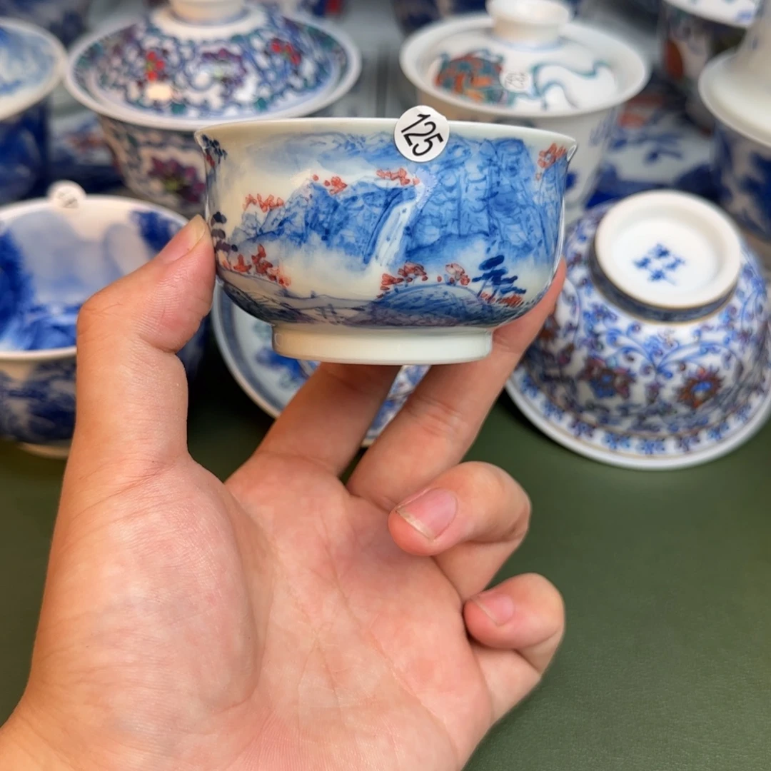 彦祖纯手工手绘茶具125
