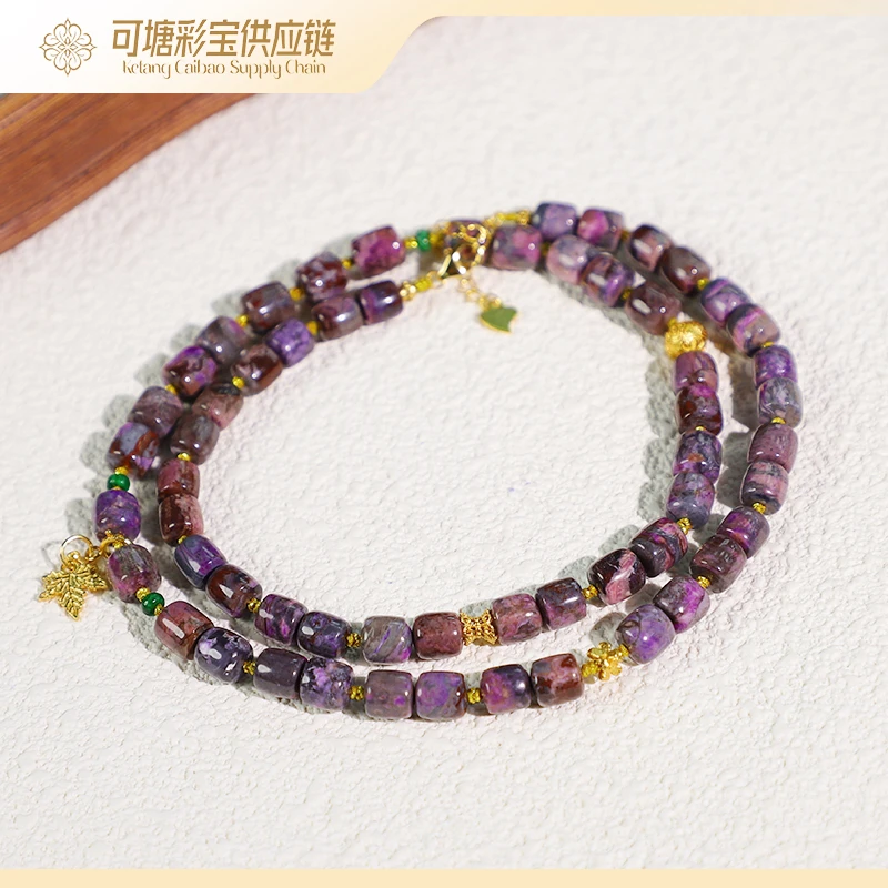 南非舒俱来  S925 大花桃红B+ 舒俱来项链/多样性发一件