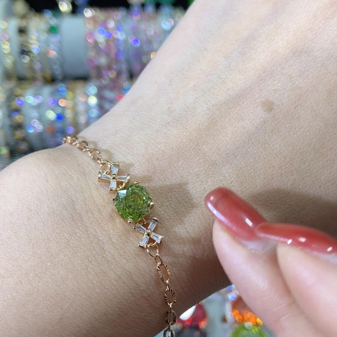 66锆石（处理）手链