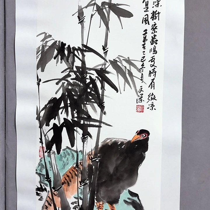 国画亲笔手绘放心去藏