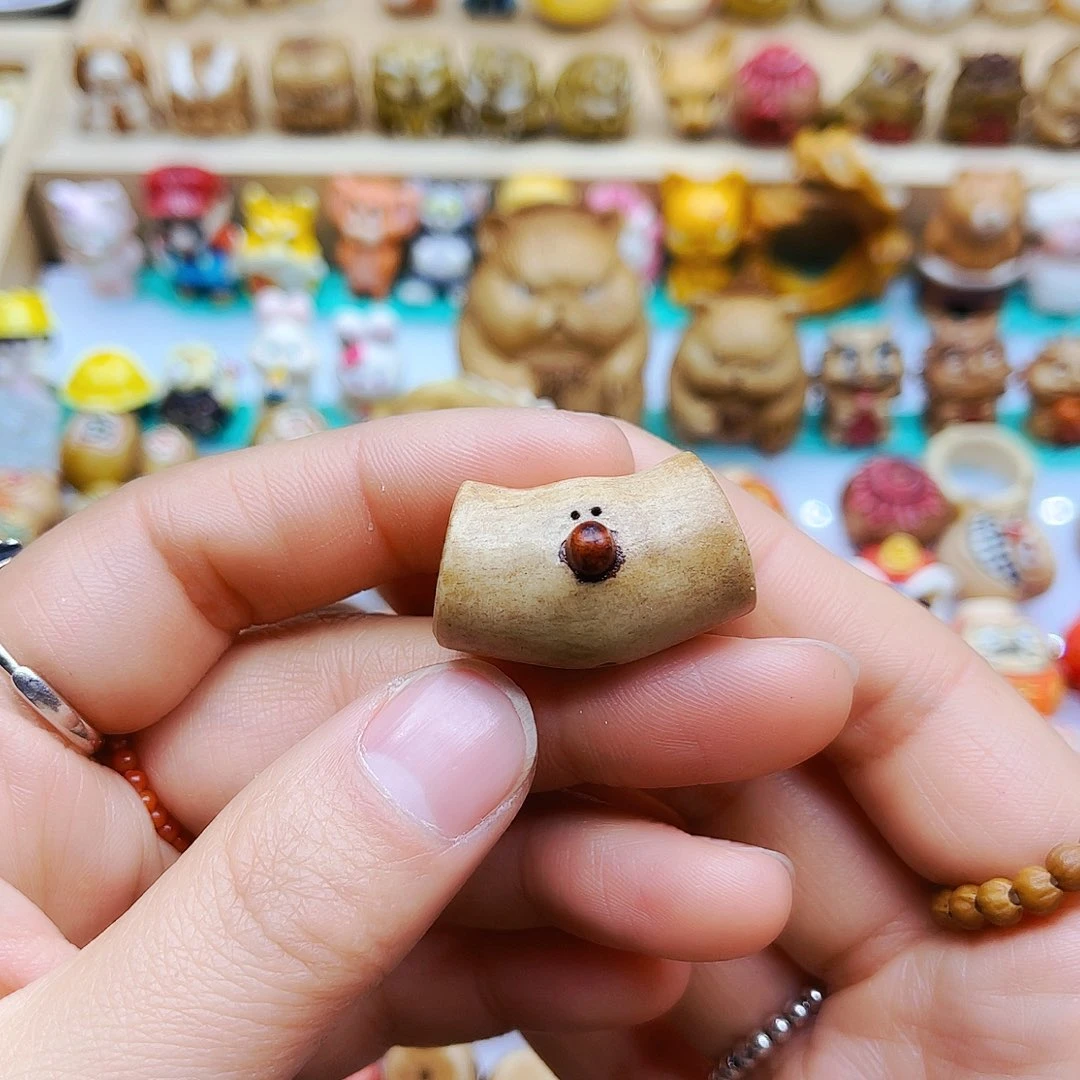 鹿骨摆件手工雕刻配饰