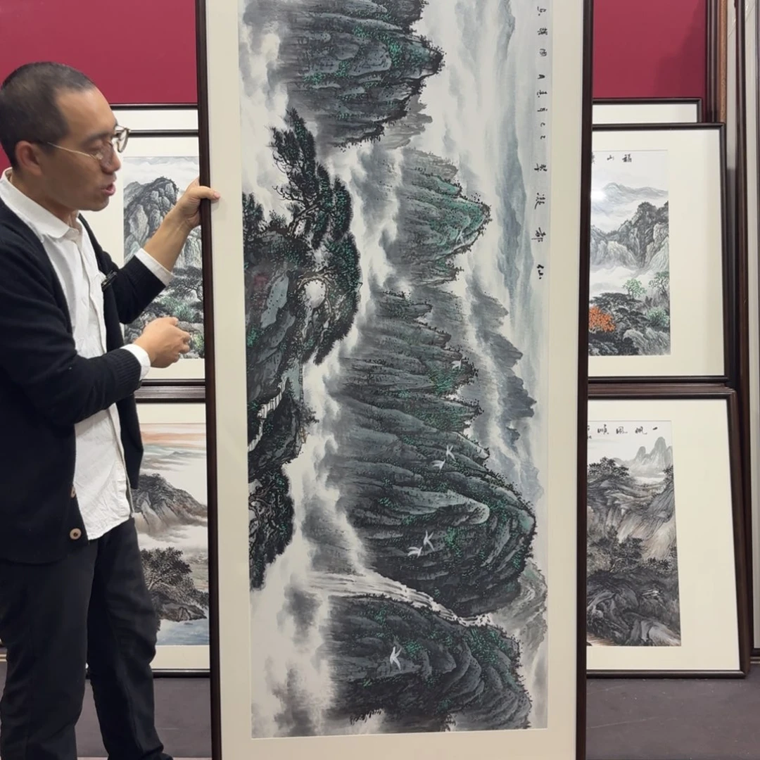 国画手绘作品210/80