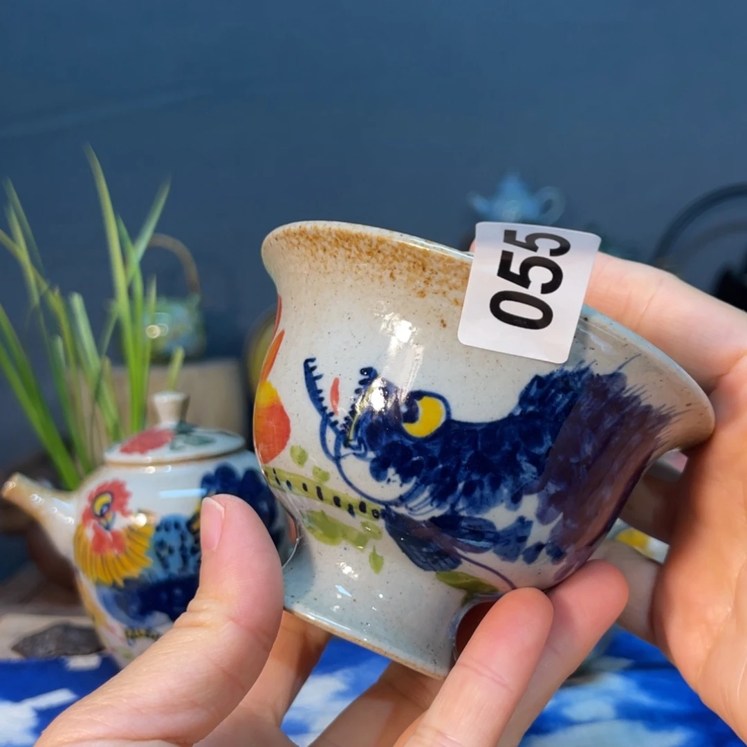 杯O***！素浅陶瓷手工手绘