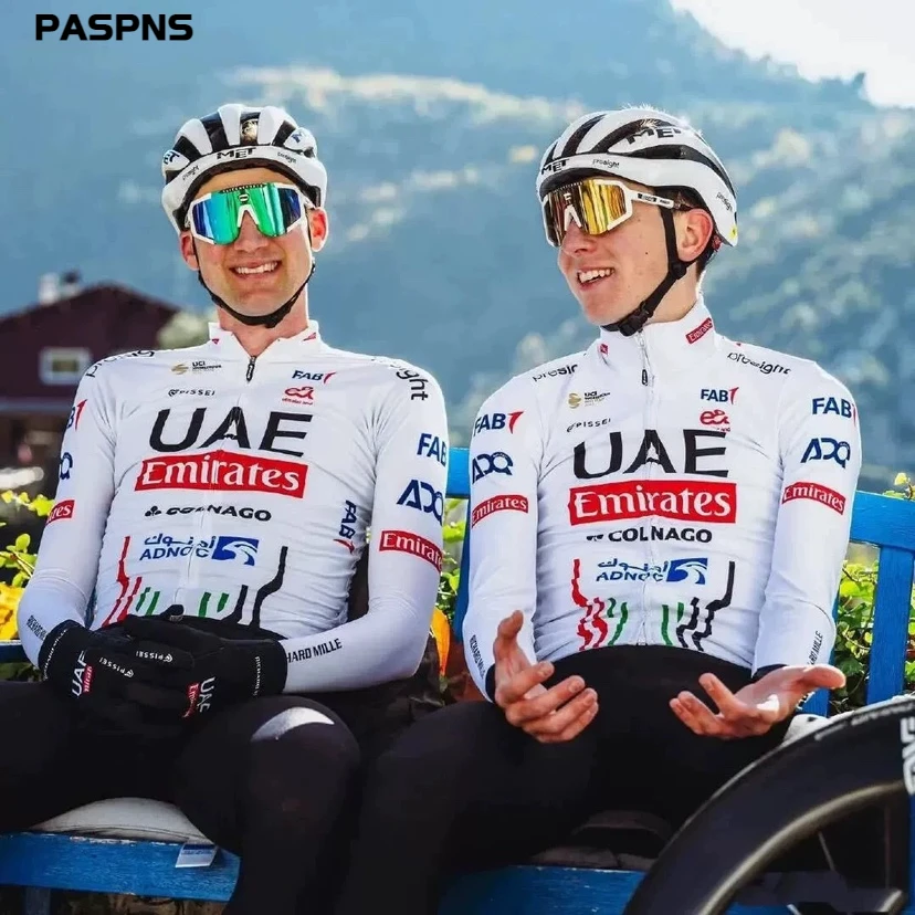 环法UAE阿联酋车队波加查同款竞技修身骑行服公路自行车长袖上衣