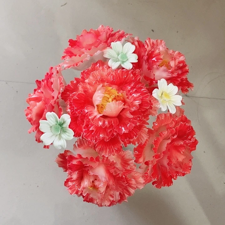 瓷片德化工厂陶瓷手工捏花