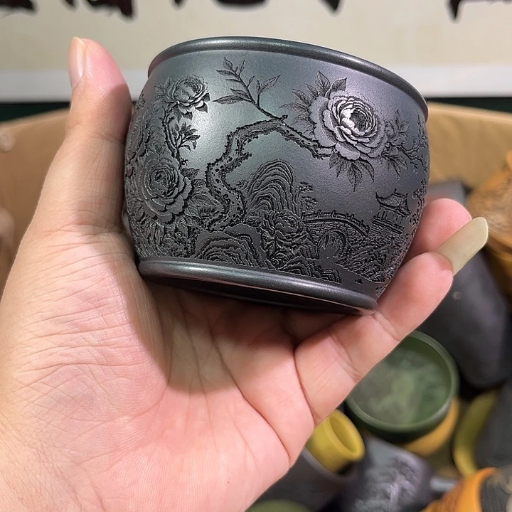 茶杯紫砂全手工紫砂主人杯