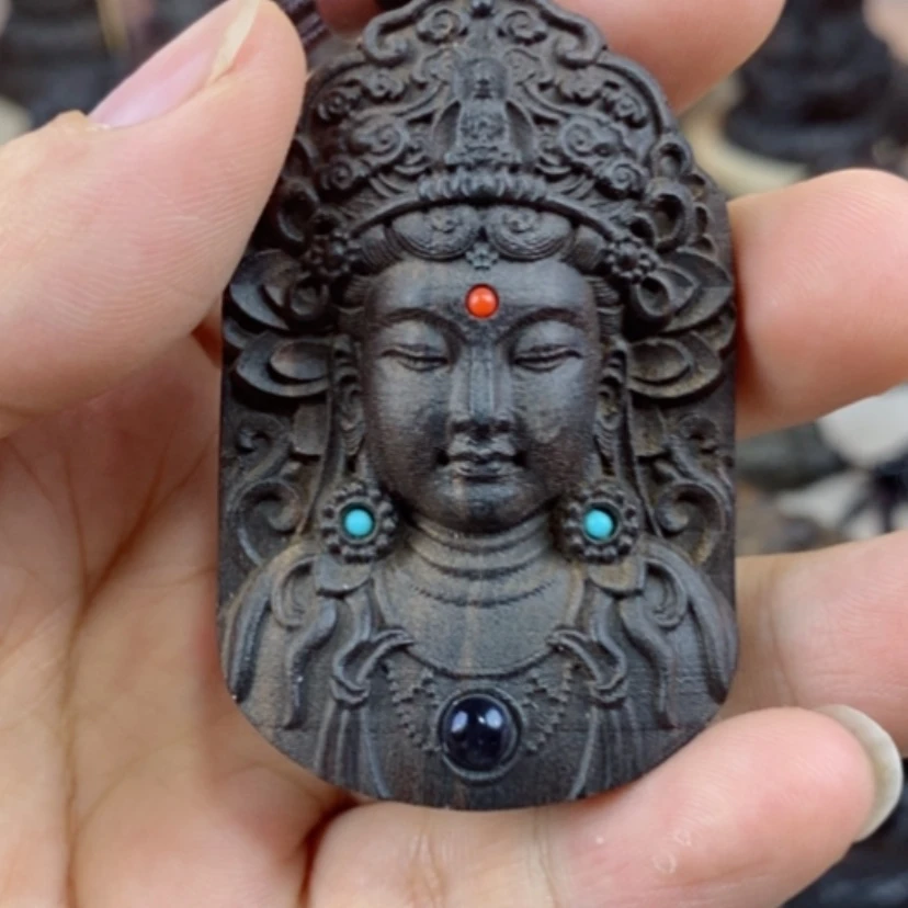 【闪购商品】木度母观音木雕