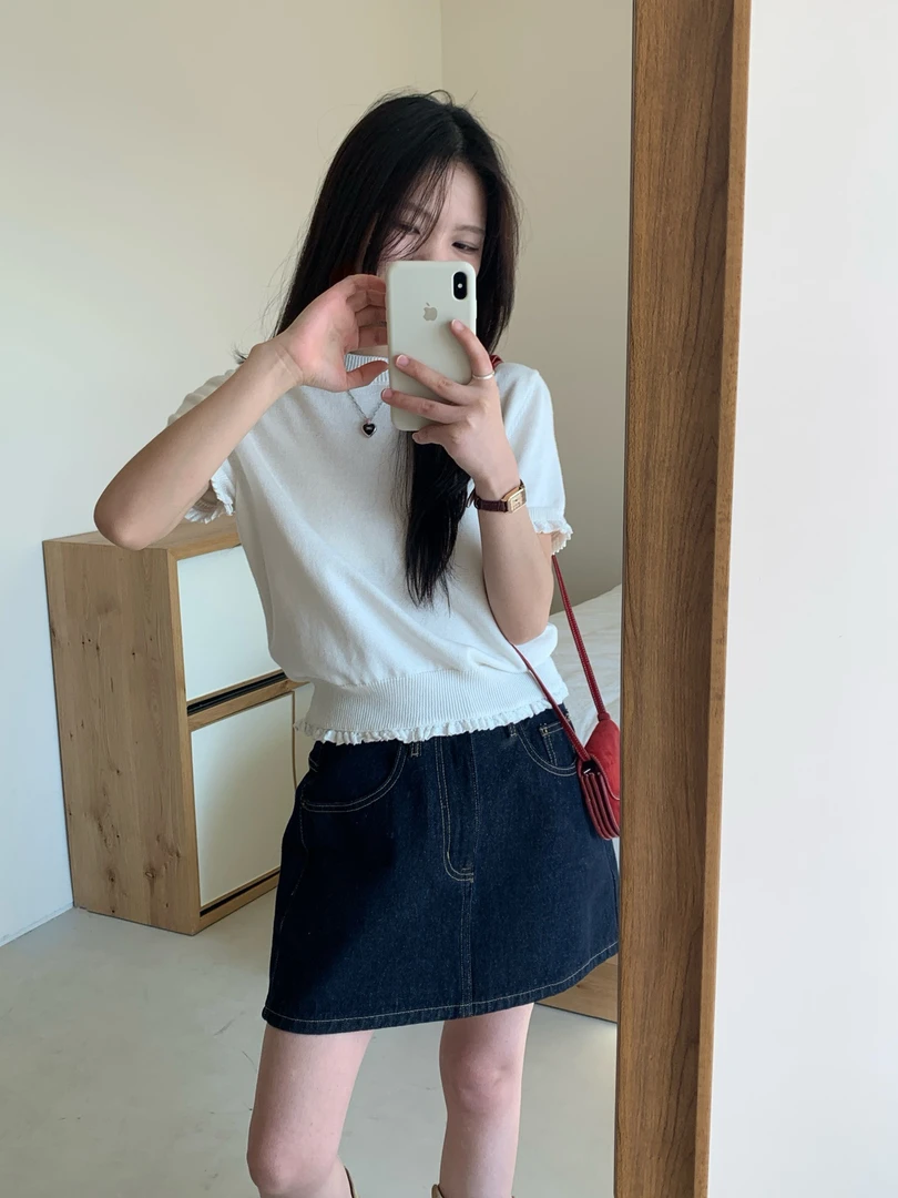 杭州，花边针织半袖