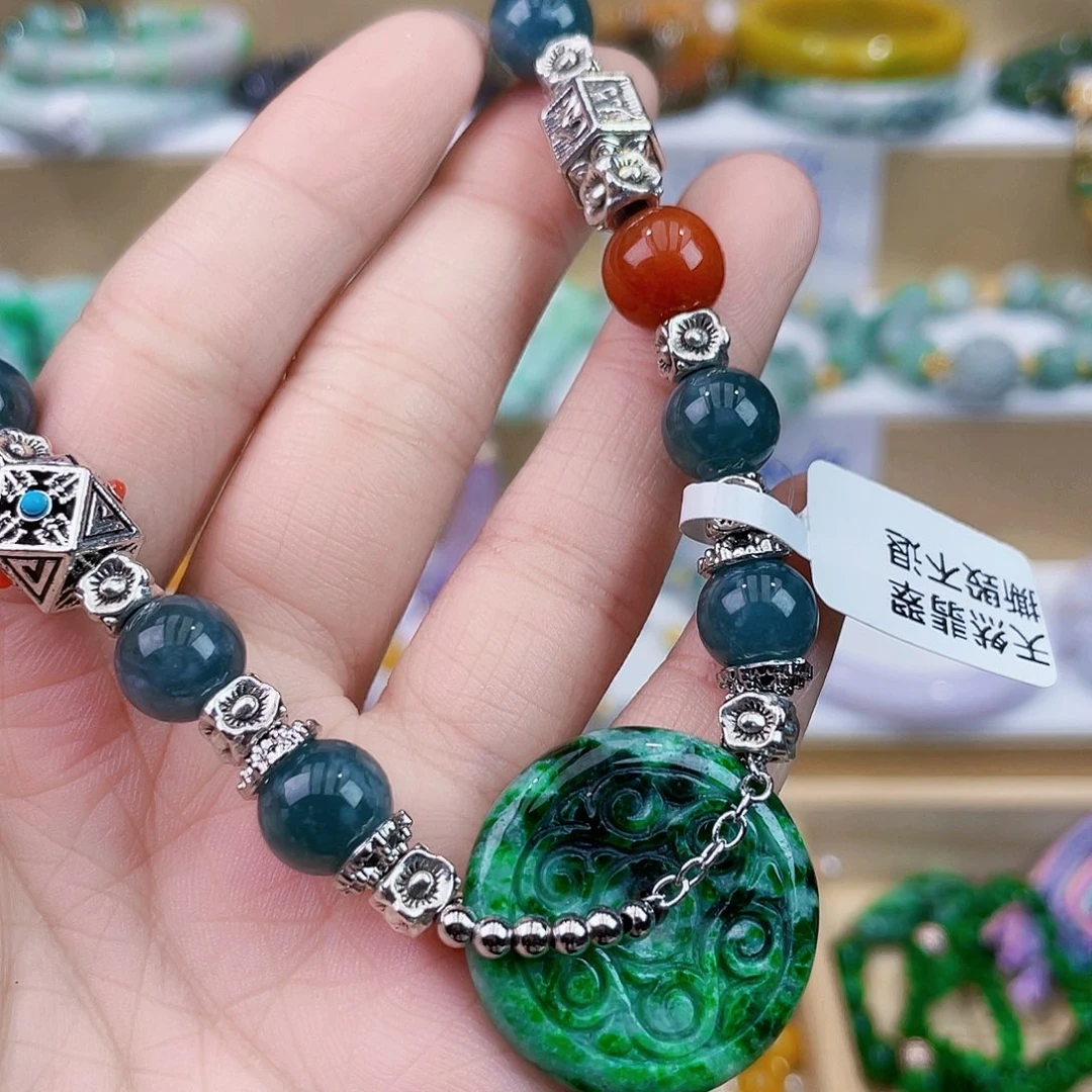 翡翠未镶嵌手链手链