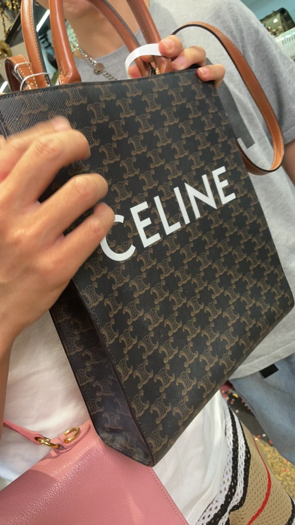 95新 Celine/思琳 夏七中古/Celine托特