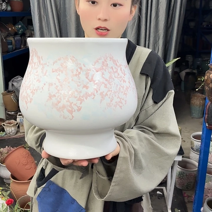 22×26 -粗陶花盆有孔-买买买