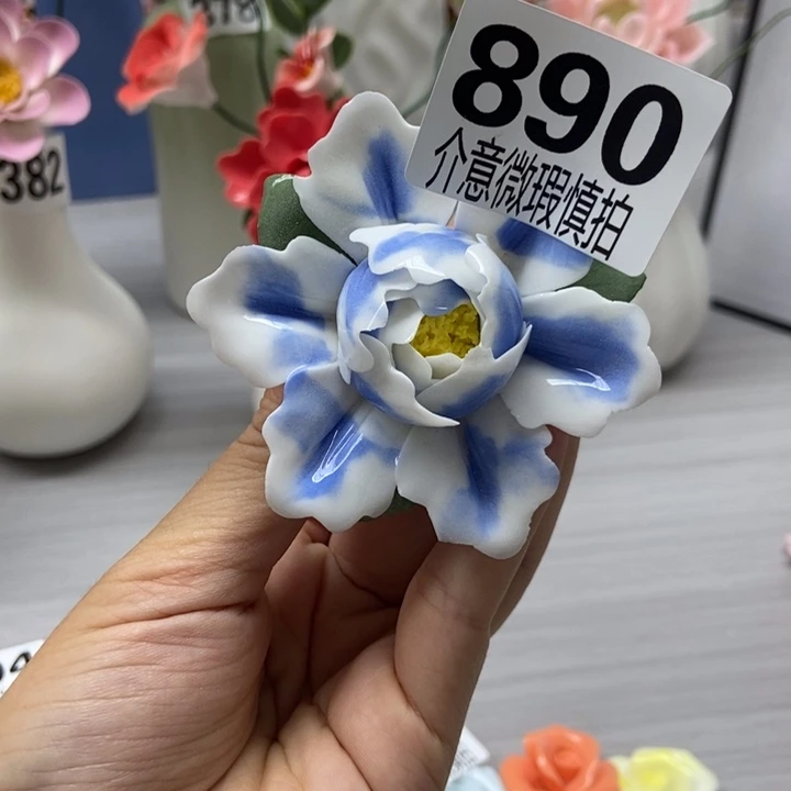 陶瓷手工制作陶瓷花
