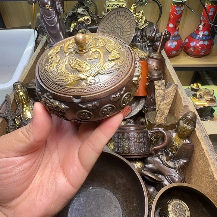 铜器办公室茶室摆件