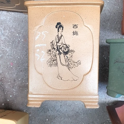紫砂花盆手工制作