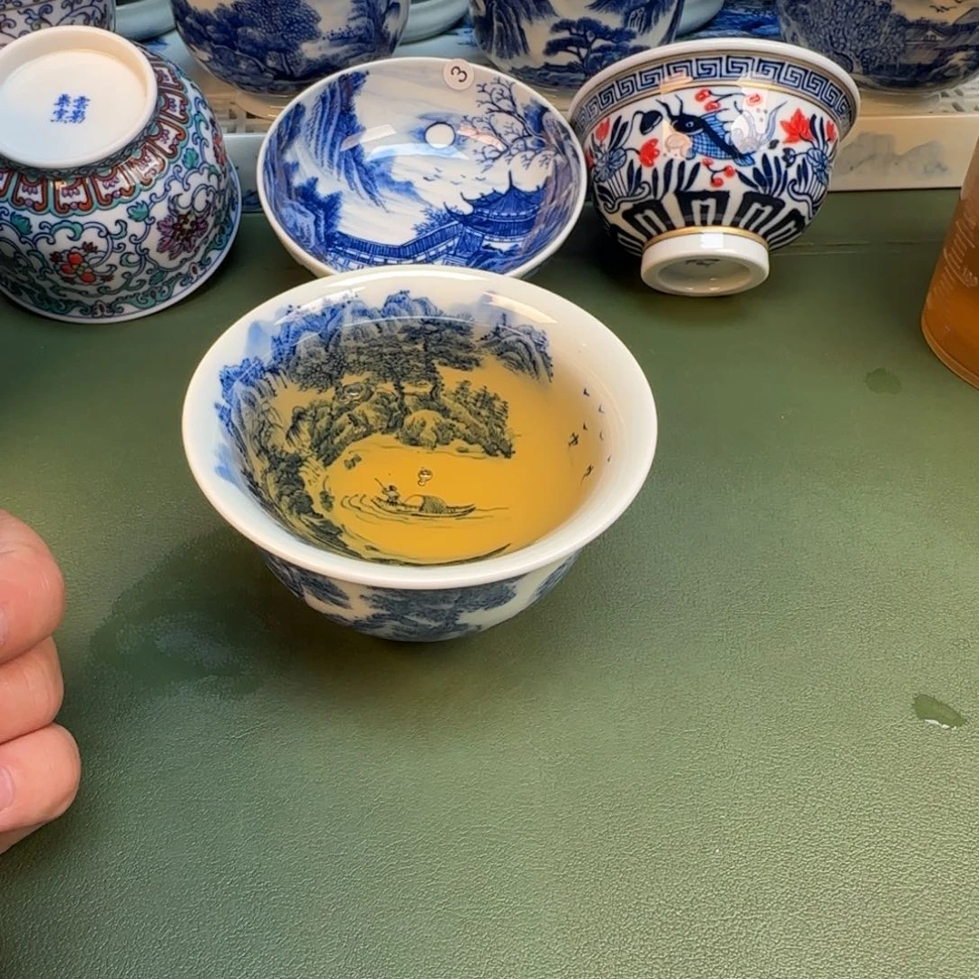 纯手工纯手绘茶具石头46