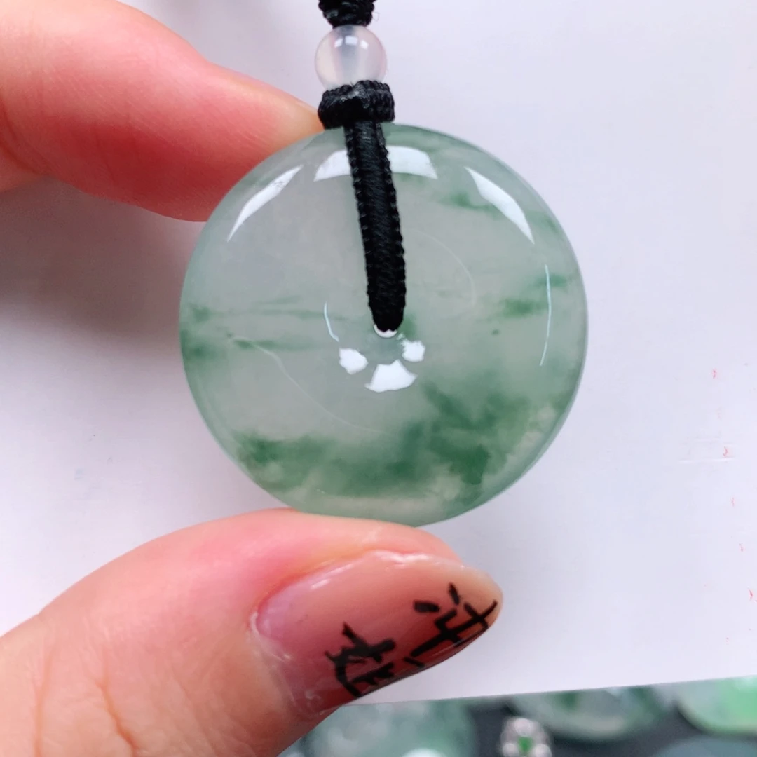 颈饰未镶嵌翡翠天然翡翠
