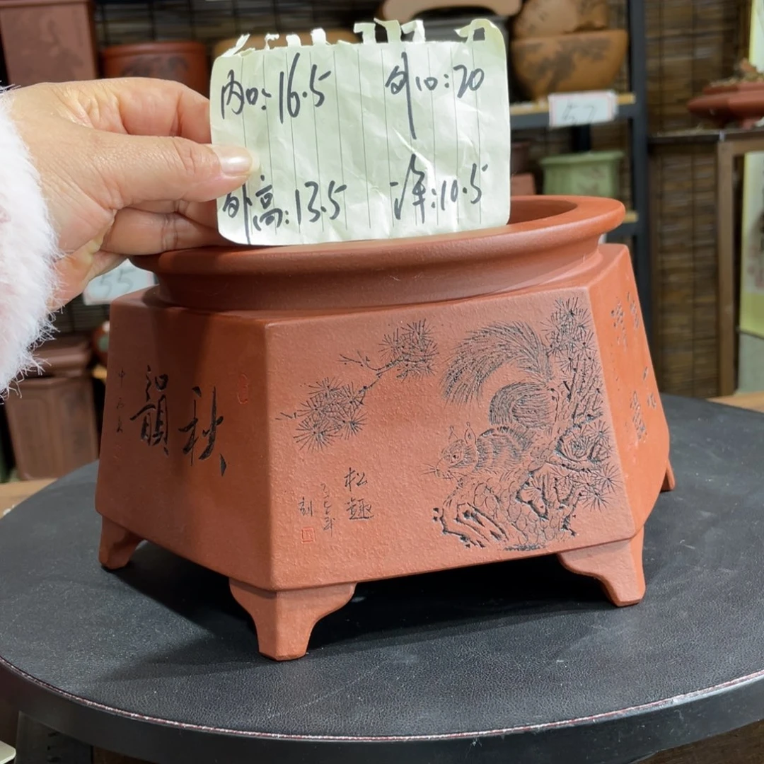 紫砂花盆紫砂花盆在这里