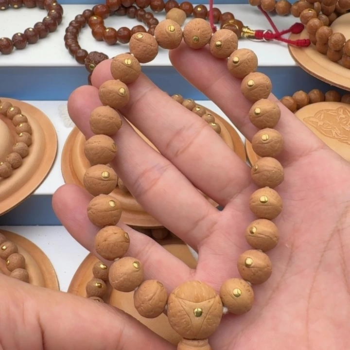 凤眼菩提手串11.7铜钉