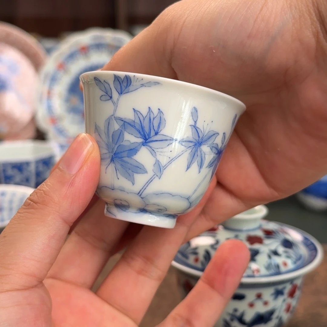 纯手工手绘陶瓷茶具