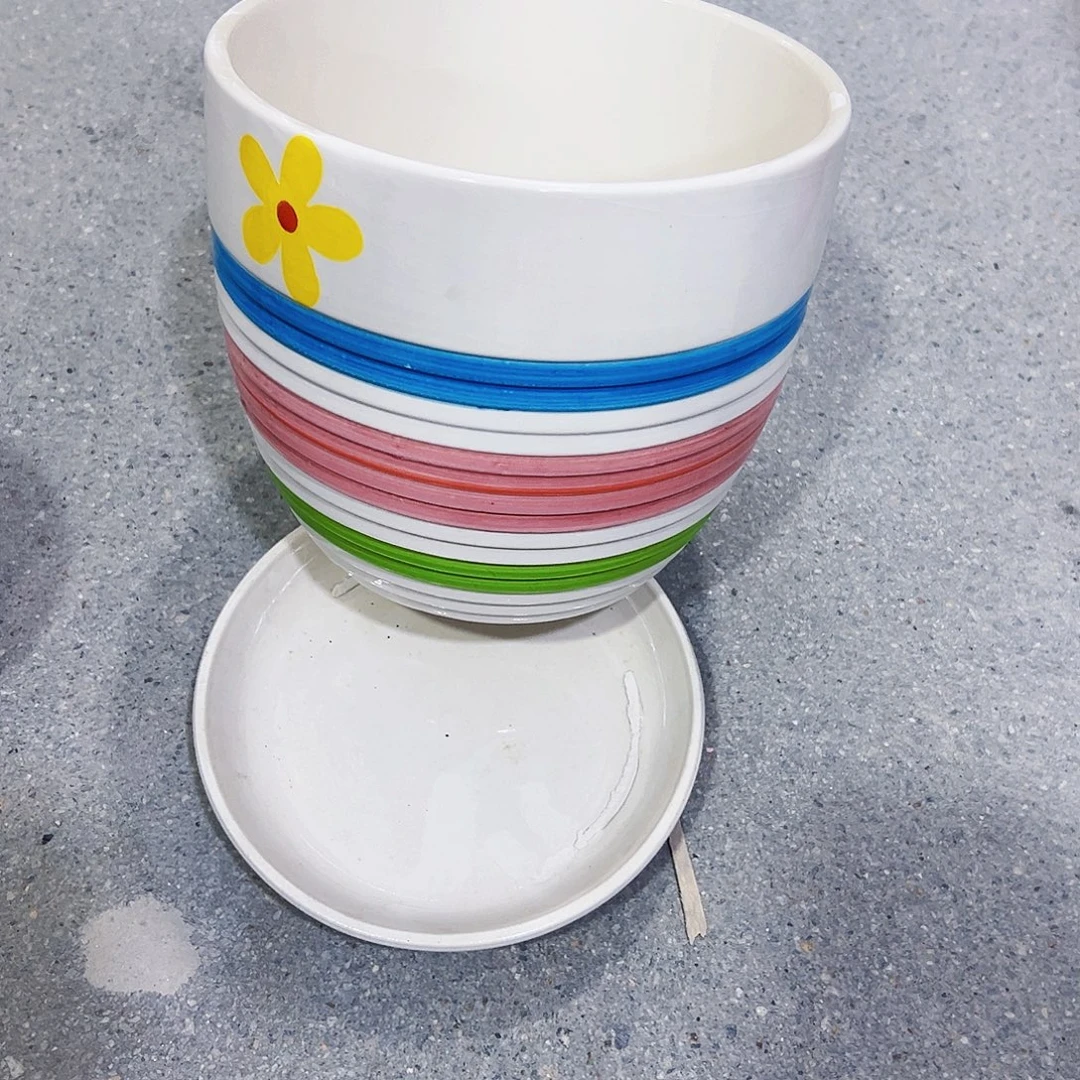 外贸尾单陶瓷花盆凑单10米包邮