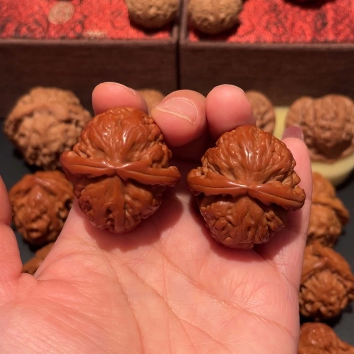 吊坠文玩核桃白狮子