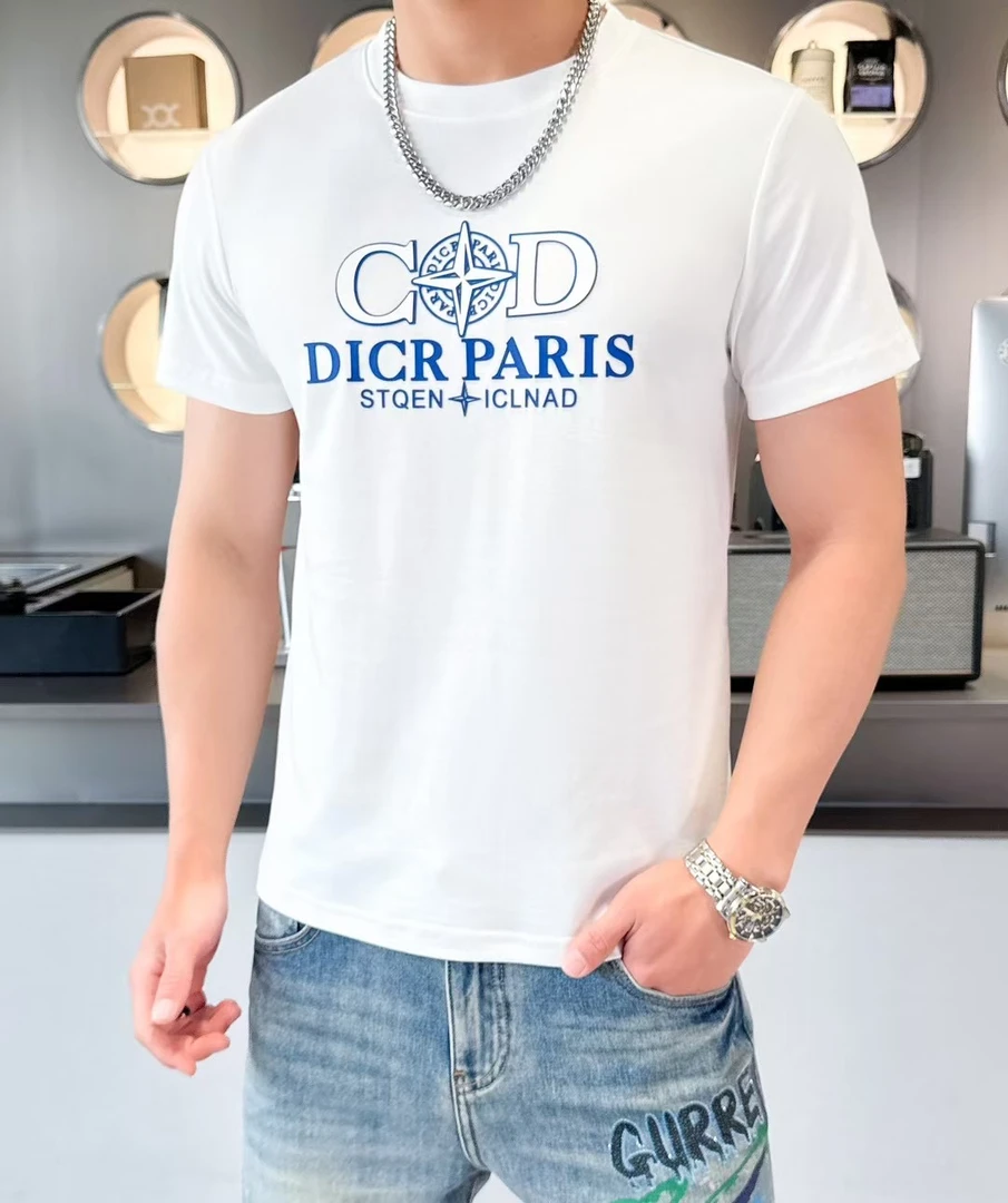 男士2025夏季新款休闲T恤2525