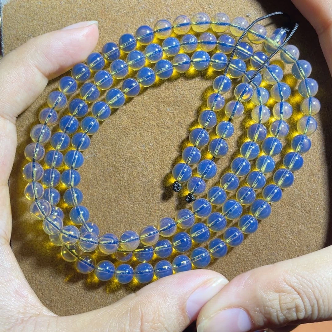 蓝珀未镶嵌裸石5加108净水