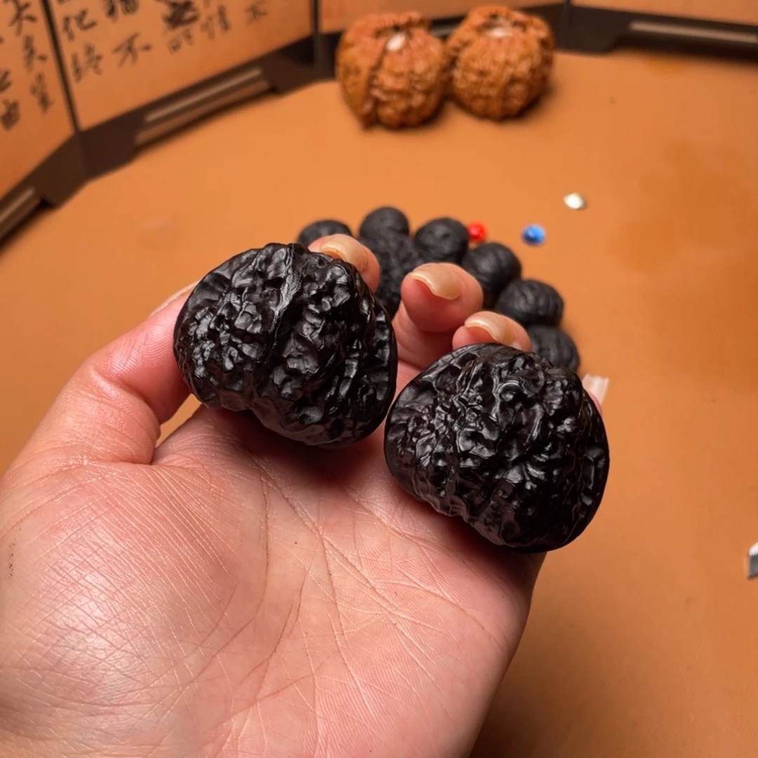 核桃地闷文玩核桃手把件0008