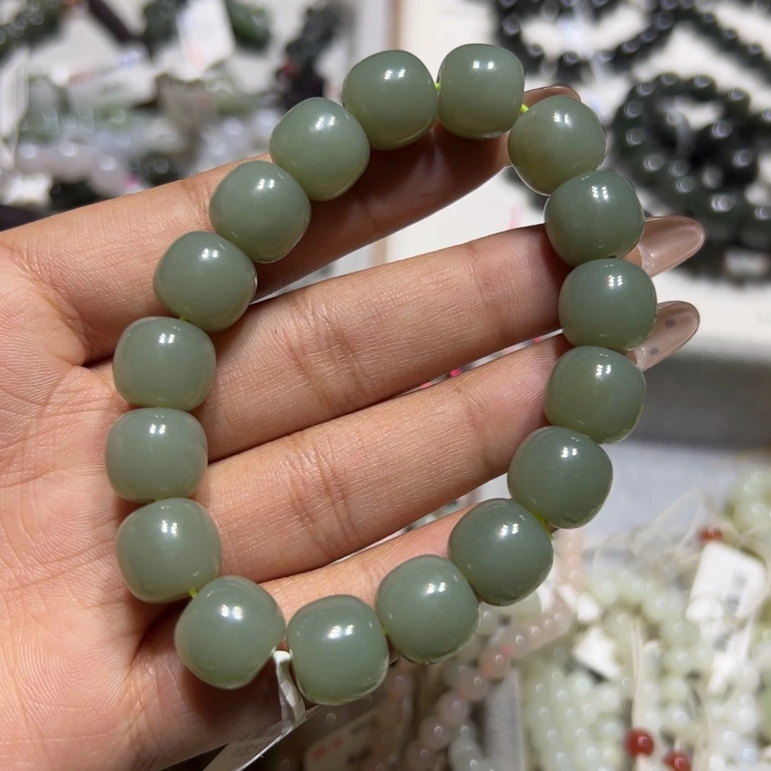 和田玉手串未镶嵌