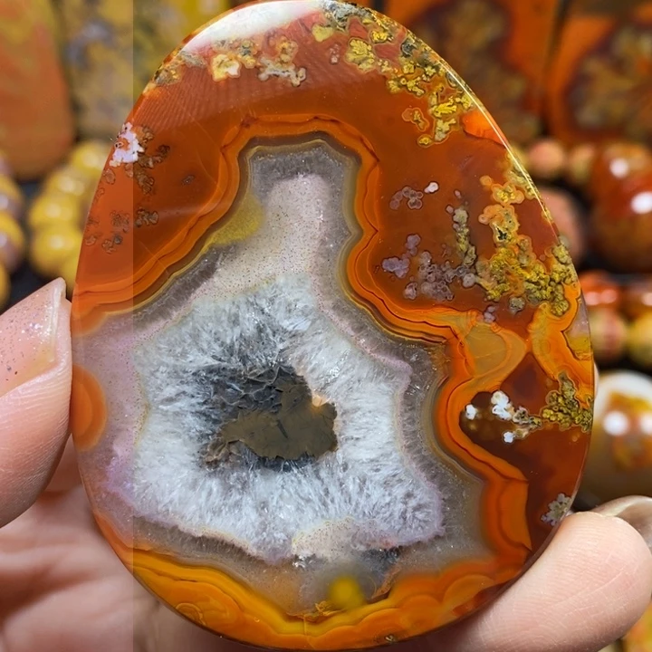 玛瑙/玉髓吊坠(不含链)未镶嵌