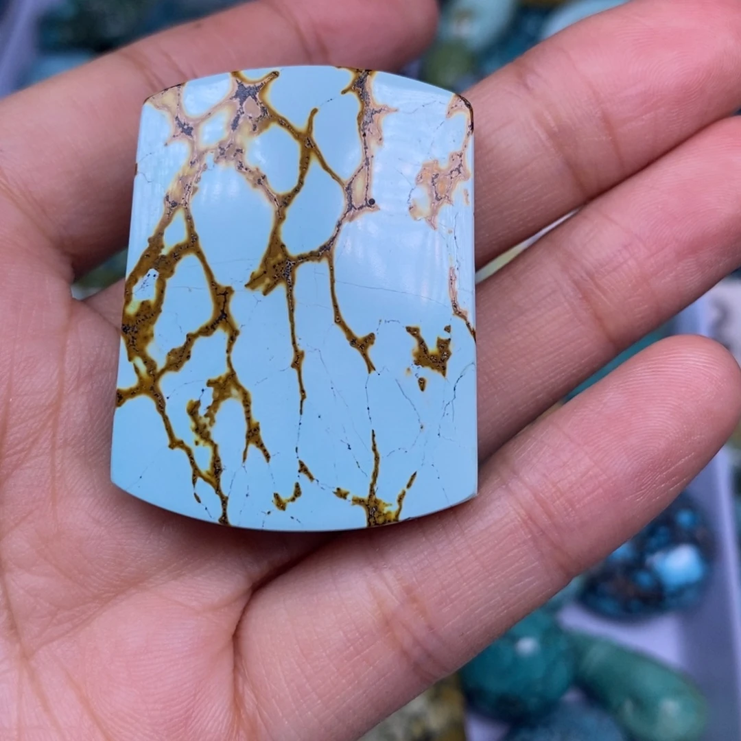 绿松石未镶嵌颈饰