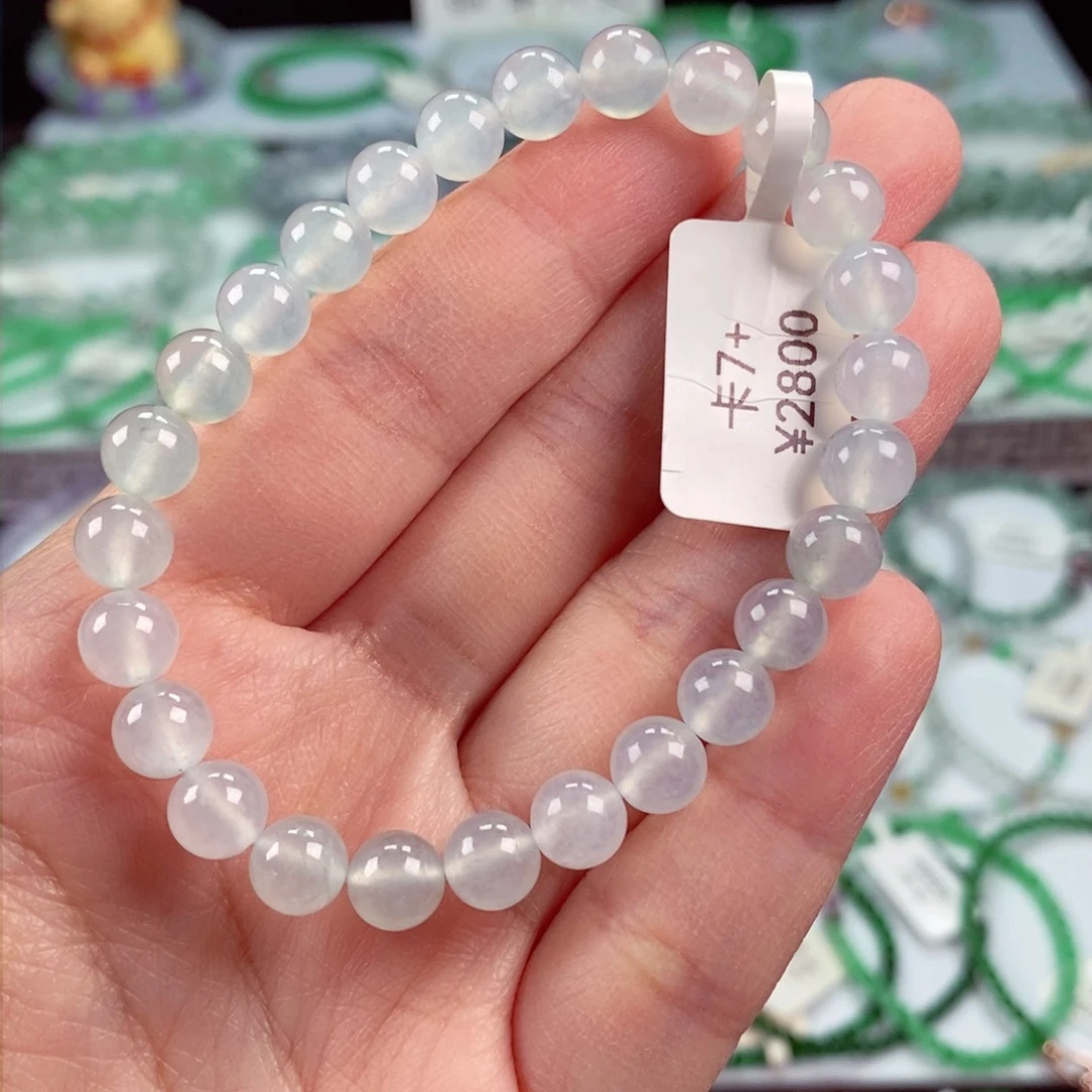 未镶嵌手链翡翠卡7.2