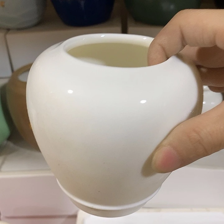 摆件水培陶盆无孔 瑕疵介意勿拍