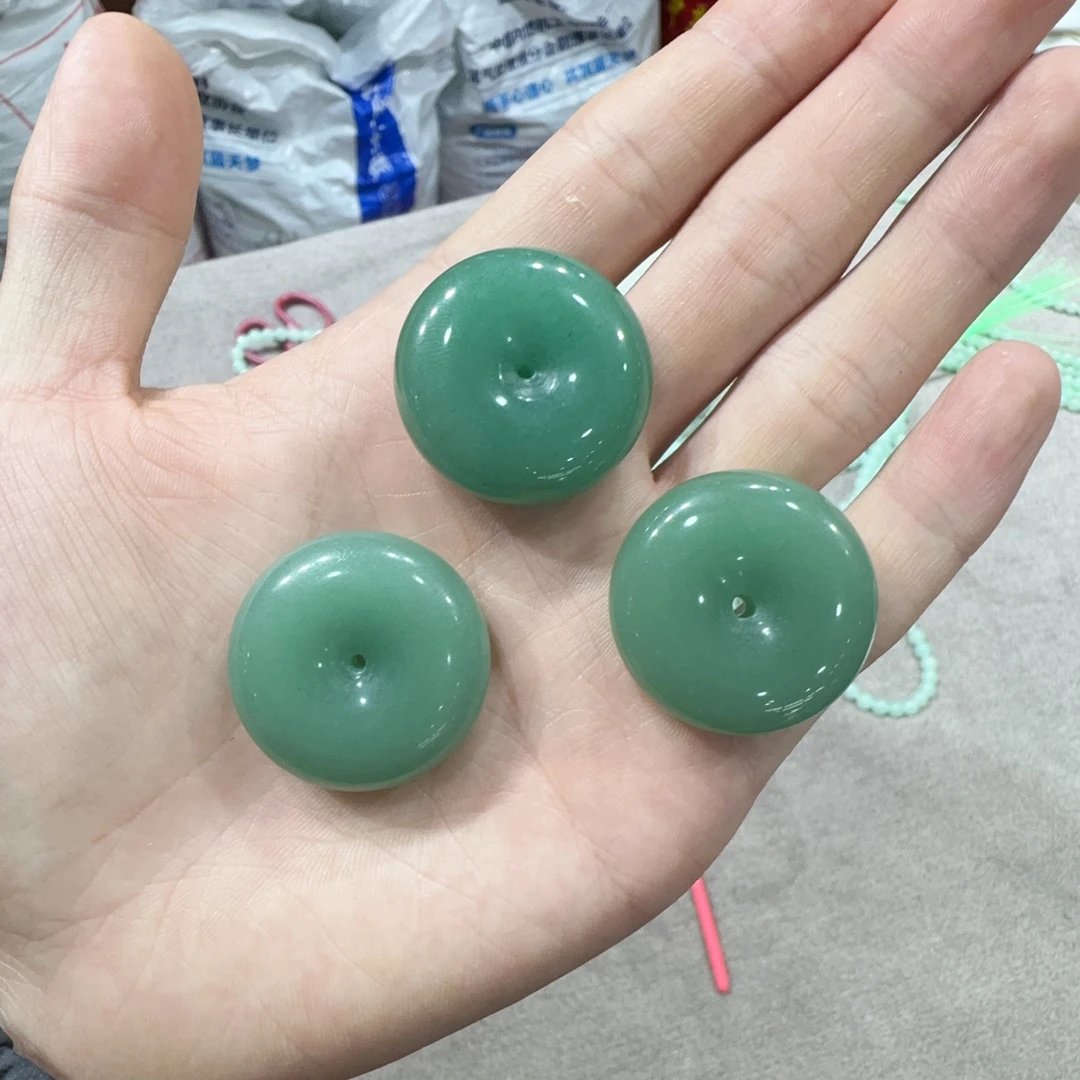 天然东陵玉平安扣吊坠约30-31mm左右多样性拍一发一