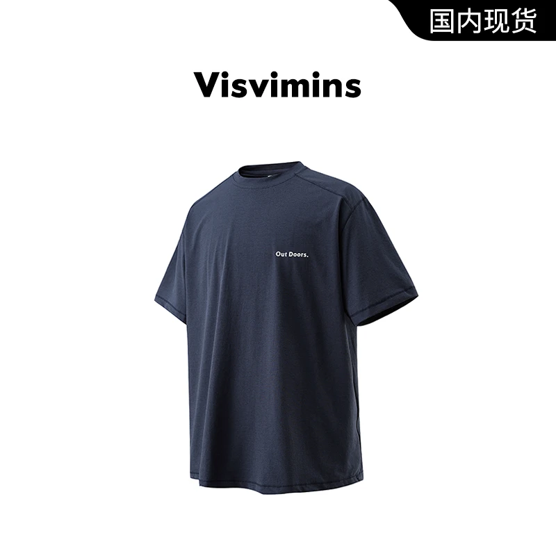 【品牌撤柜】Visvimins短袖男夏季5A抗菌户外潮牌徒步速干运动T恤