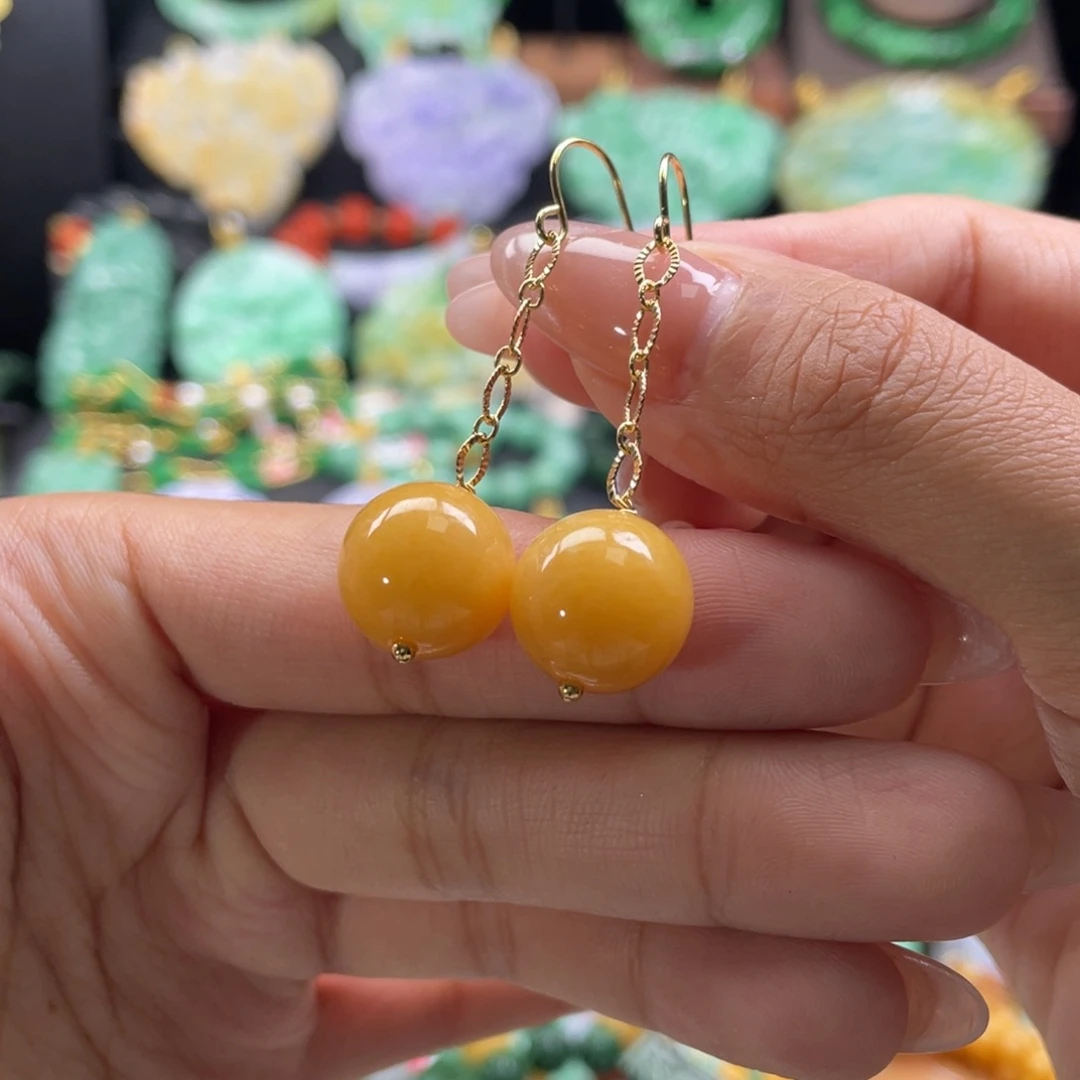 翡翠未镶嵌颈饰代编织