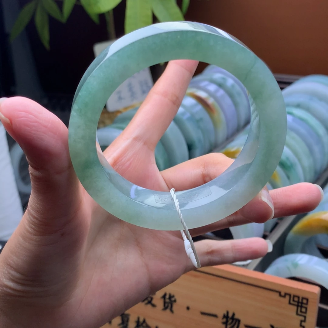 未镶嵌定制手镯定制翡翠定制57-60