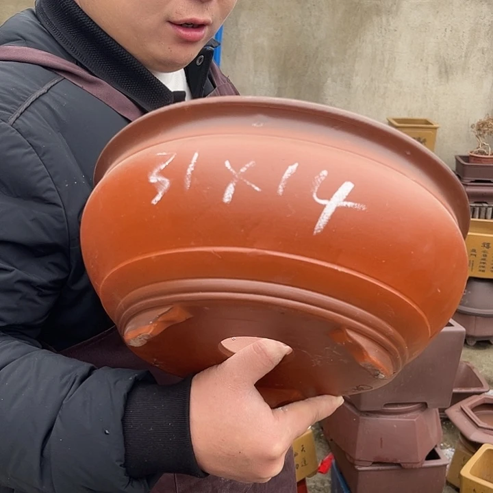 紫砂花盆紫砂等传统