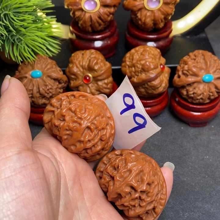 文玩核桃把件42宫灯99