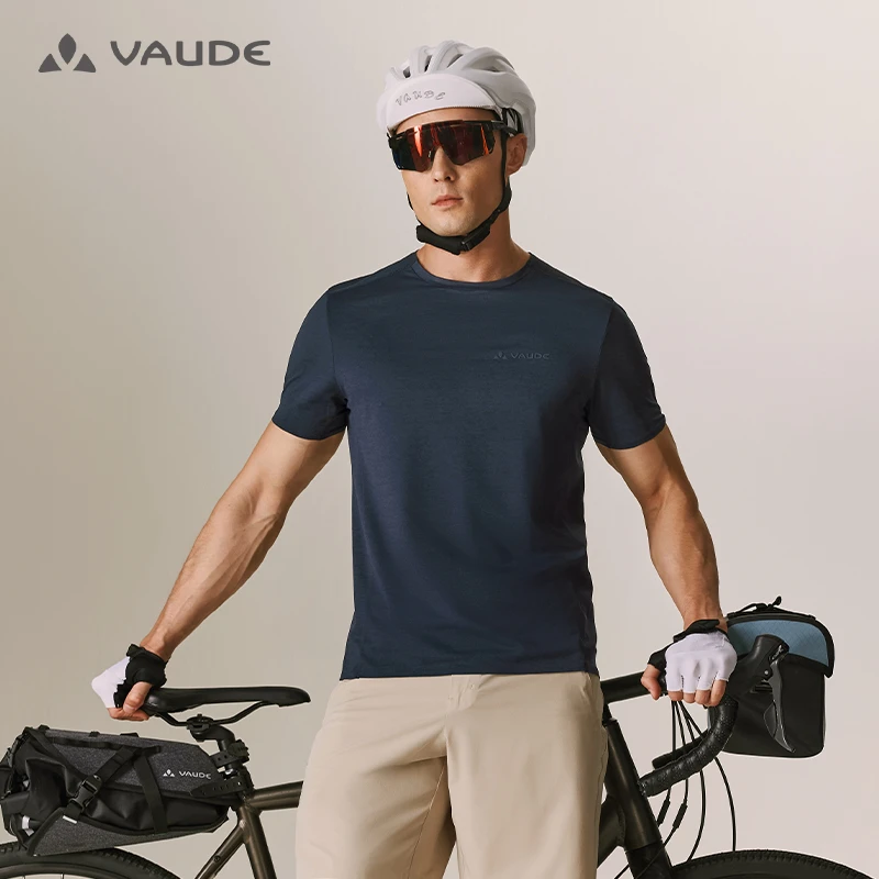 VAUDE巍德春夏季凉感吸湿速干透气抗菌圆领运动短袖T恤VG2517103