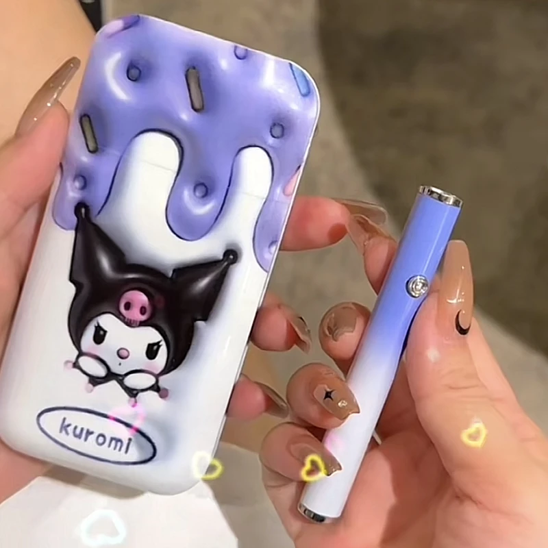 可爱卡通烟盒带打火机可放粗中细三种规格抗压防潮粗细通用送闺蜜