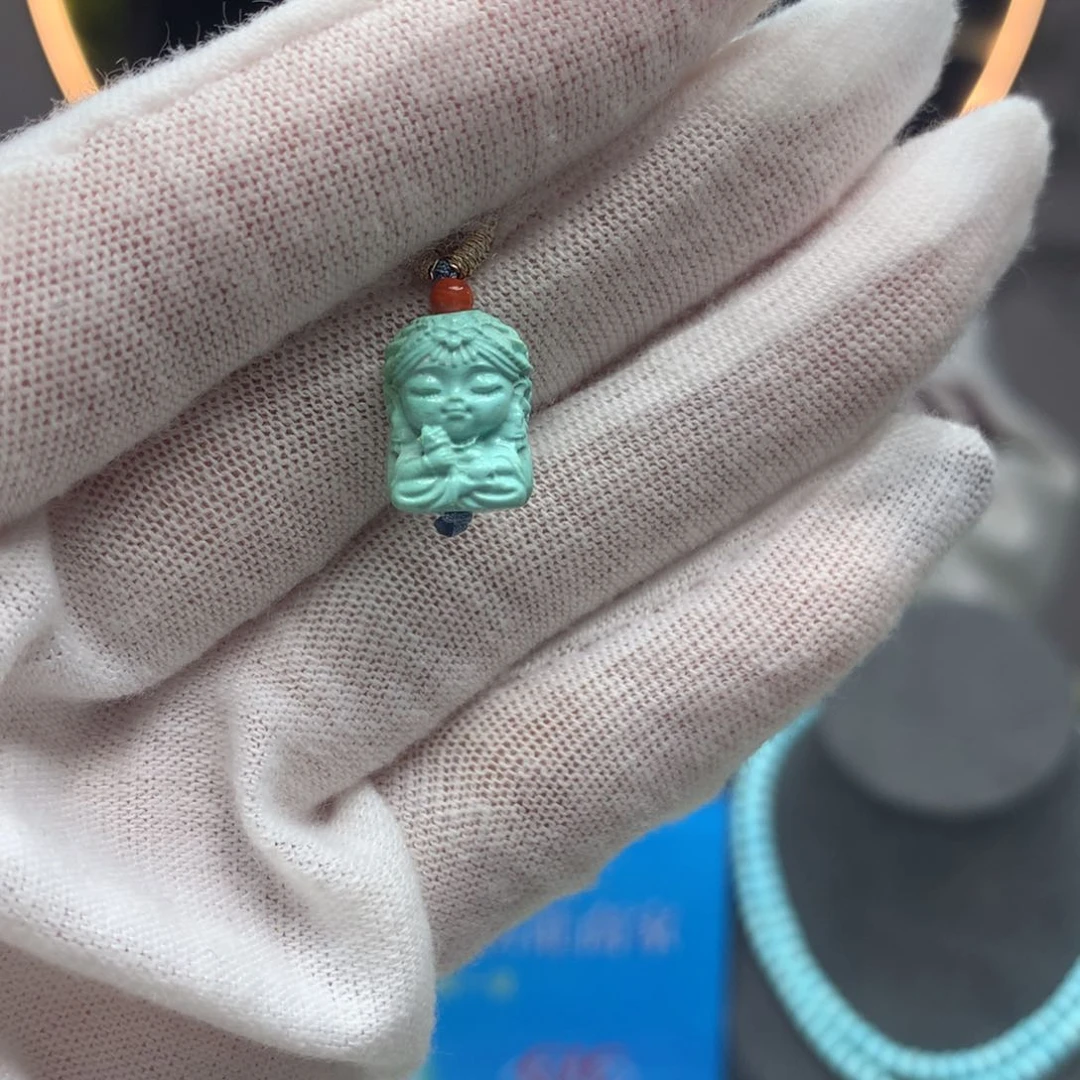 绿松石挂件未镶嵌