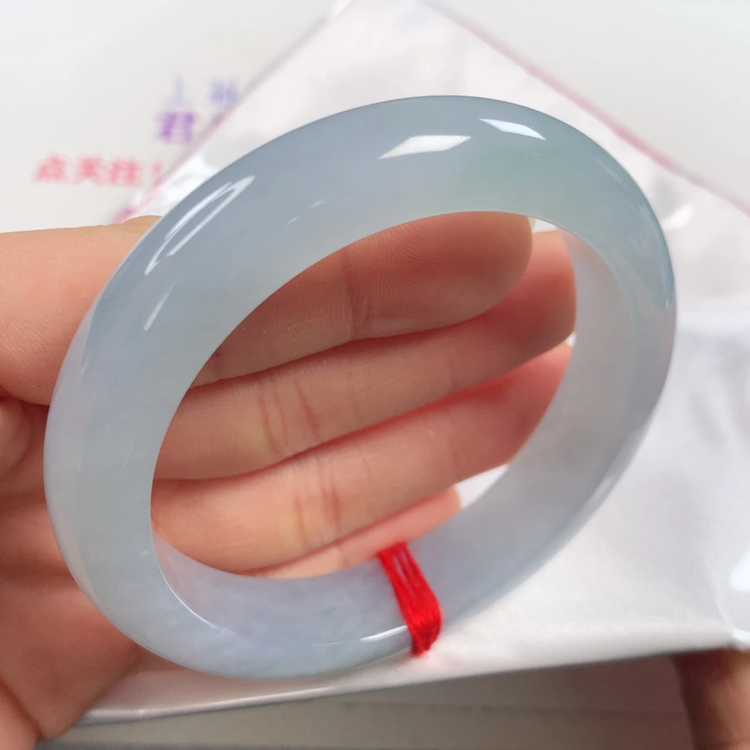 未镶嵌手镯翡翠 正圈214冰蓝紫新品推荐✅