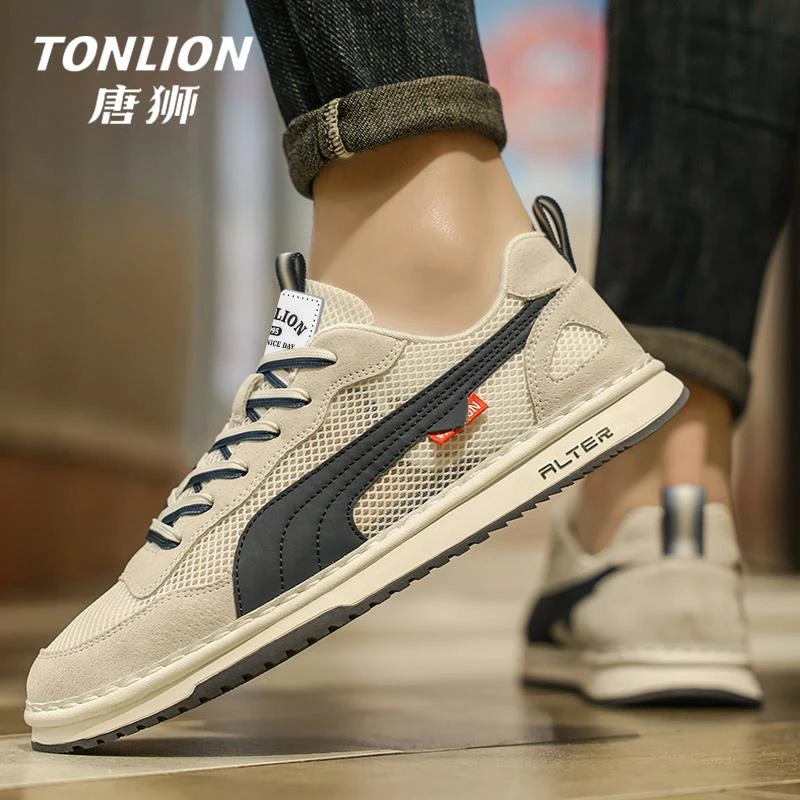 唐狮鞋子夏季2025新款网面透气驾驶员男士鞋秋季男款2025新款爆款