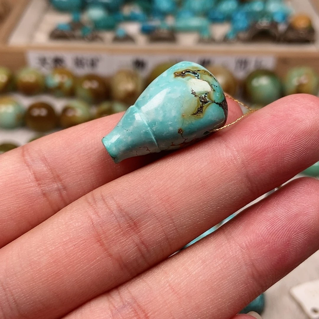 未镶嵌绿松石珠宝半成品