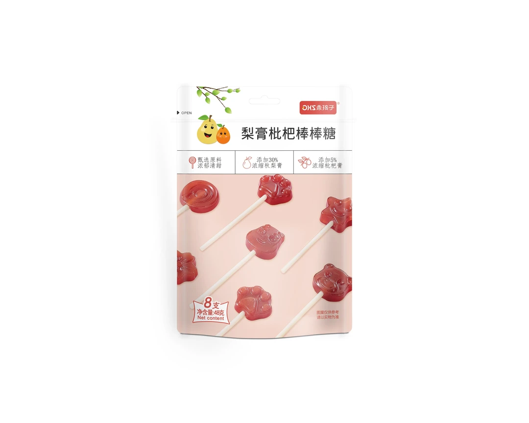 乖孩子梨膏枇杷棒棒糖48g