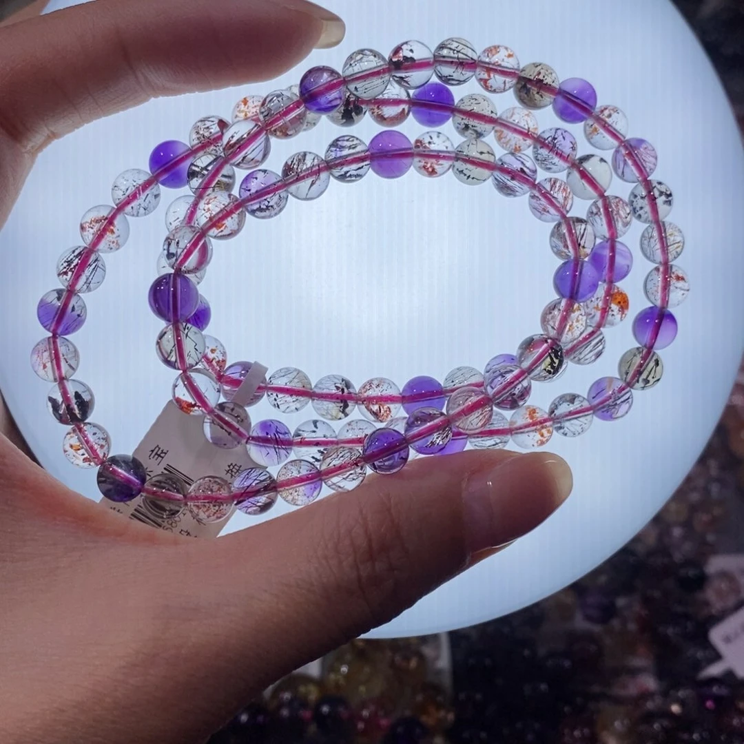 水晶手串未镶嵌手链6.3mm