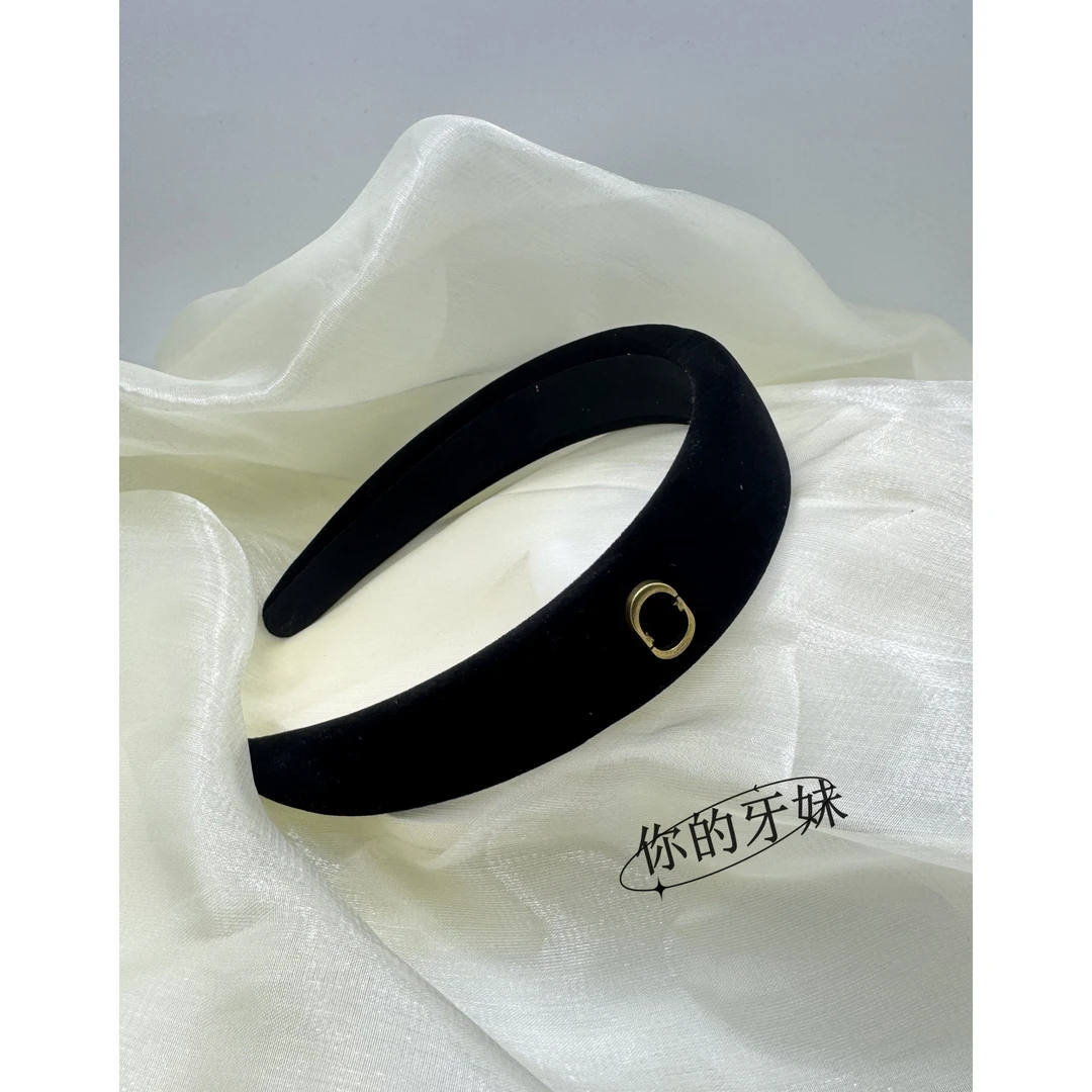 黑色猪鼻发箍时尚轻奢简约休闲百搭气质温柔风发箍